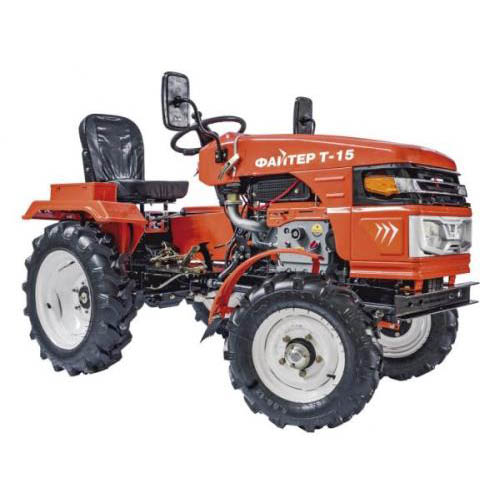 Минитрактор Файтер T-15 с почвофрезой