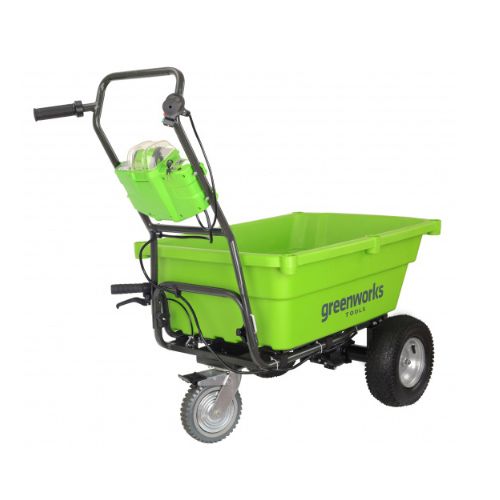 Аккумуляторная садовая тележка Greenworks G40GCK4 40В