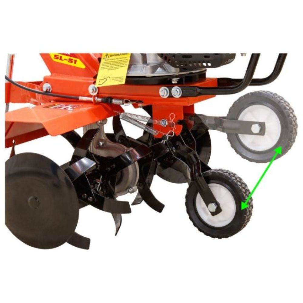 Культиватор бензиновый ASILAK SL-51 (5 л.с., шир. 56 см, опорн. колесо, 1 передача) 