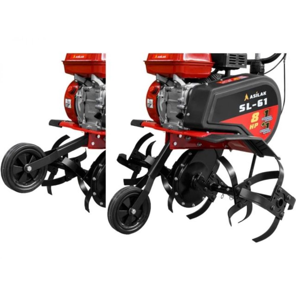 Культиватор бензиновый ASILAK SL-61 (8.0 л.с., шир. 85 см, без ВОМ, передач 1+1)