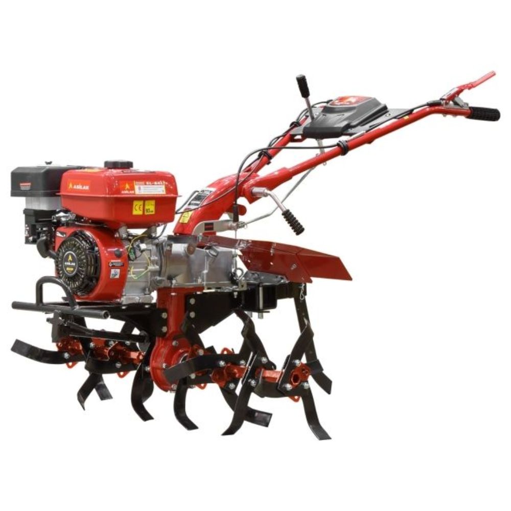 Культиватор бензиновый ASILAK SL-84L колеса 5.0-12 (8 л.с., шир. 105 см, без ВОМ, передач 3+1, пониженная передача)