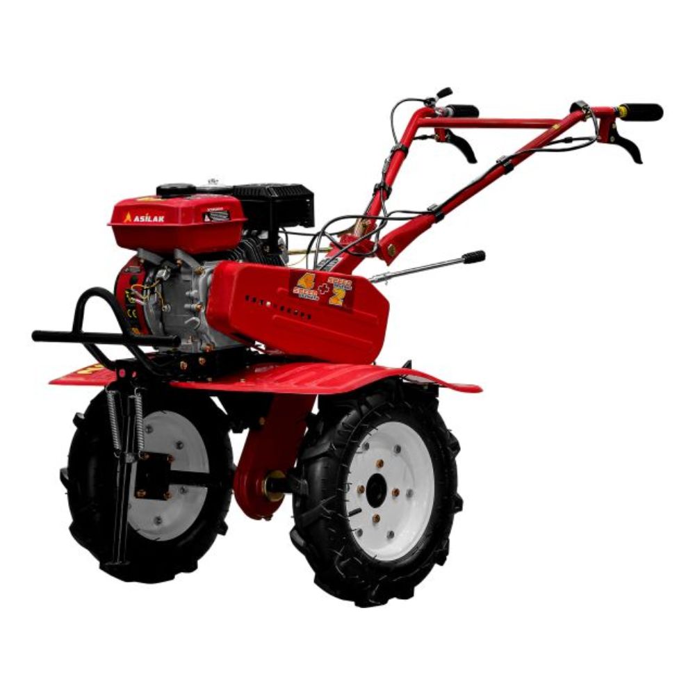 Культиватор бензиновый ASILAK SL-85BL колёса 4.00-10 (7,5 л.с., шир. 95 см, без ВОМ, передач 4+2, пониженная передача)