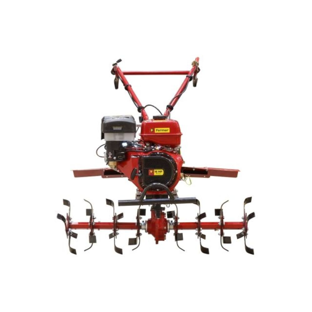 Культиватор бензиновый FERMER FM-1617MXL без колес (16 л.с., шир. 105 см, без ВОМ, передач 3+1, пониженная передача)