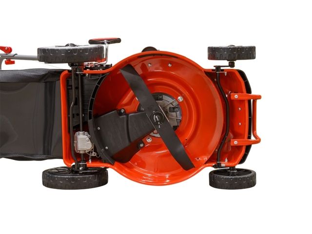 Газонокосилка бензиновая ECO LG-633 самоходная (5.0 л.с., шир. 46 см, самоходная, мульчир., стальн. корпус, травосборник 60 л) (LG-633)