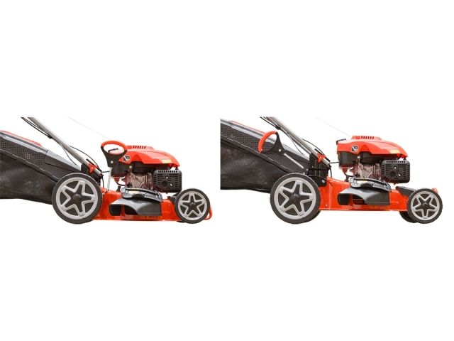 Газонокосилка бензиновая ECO LG-633 самоходная (5.0 л.с., шир. 46 см, самоходная, мульчир., стальн. корпус, травосборник 60 л) (LG-633)