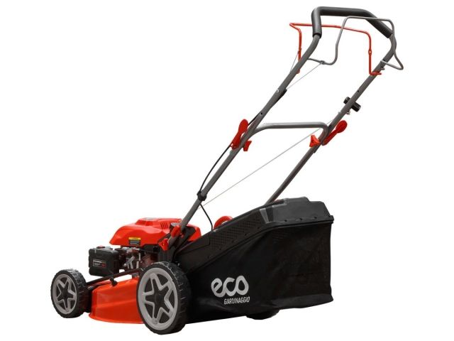 Газонокосилка бензиновая ECO LG-734 самоходная (5.5 л.с., шир. 51 см, самоходная, мульчир., стальн. корпус, травосборник 70 л) (LG-734)