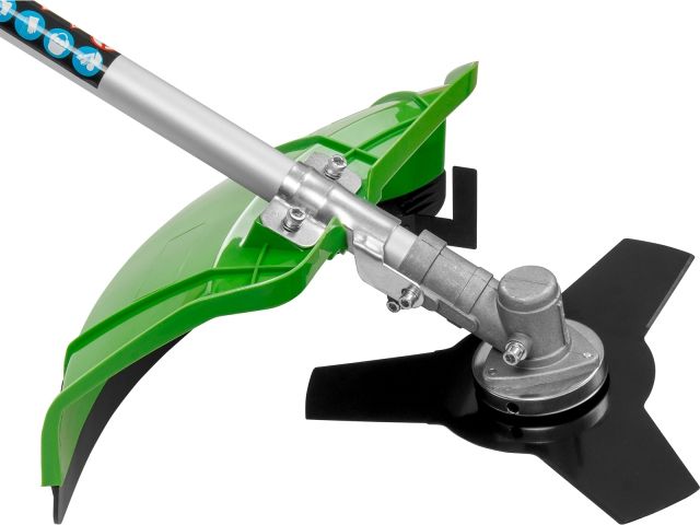 Мотокоса DGM BC-210 с ножом и головкой (2.1 кВт, лёгкий запуск, косильная головка, нож 3 зуб., ремень однолямочный, вес 7.3 кг) (DG2111-1)