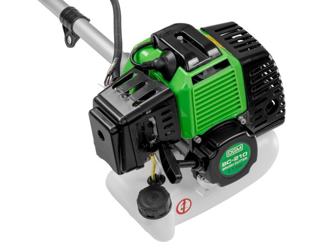 Мотокоса DGM BC-210 с ножом и головкой (2.1 кВт, лёгкий запуск, косильная головка, нож 3 зуб., ремень однолямочный, вес 7.3 кг) (DG2111-1)