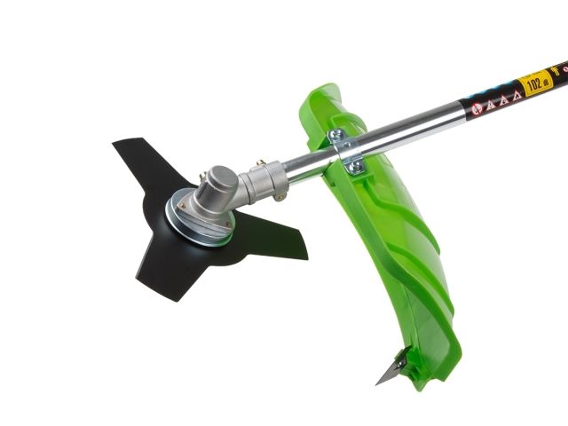 Мотокоса DGM BC-241 с ножом и головкой (2.4 кВт, косильная головка, нож 3 зуб., ремень однолямочный, вес 7.0 кг) (BC-241)