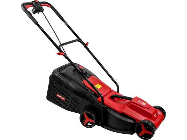 Газонокосилка электрическая WORTEX LM 3212-1 1200 Вт, шир.32 см (выс. 25-65 мм, травосборник 25 л) (1334804)