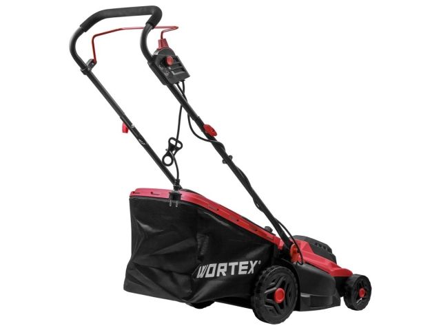 Газонокосилка электрическая WORTEX LM 3816 1600 Вт, шир.38 см (выс. 30-75 мм, травосборник 42 л) (0334250)