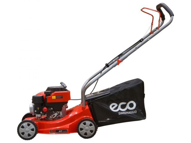 Газонокосилка бензиновая ECO LG-435 (3.5 л.с., шир. 40 см, ручной привод, пластик. корпус, травосборник 40 л) (LG-435)