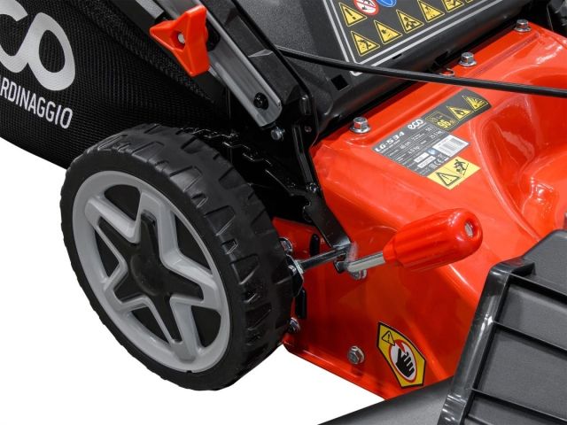 Газонокосилка бензиновая ECO LG-534 (4.0 л.с., шир. 46 см, ручной привод, мульчир., стальн.корпус, травосборник 50 л) (EC3410-1)