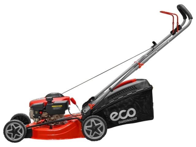 Газонокосилка бензиновая ECO LG-534 (4.0 л.с., шир. 46 см, ручной привод, мульчир., стальн.корпус, травосборник 50 л) (EC1505-1)