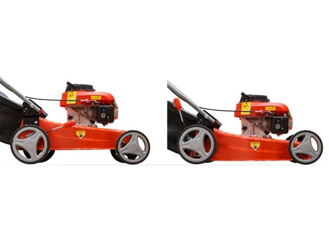 Газонокосилка бензиновая ECO LG-533 (4.0 л.с., шир. 46 см, ручной привод, стальн. корпус, травосборник 60 л) (LG-533)