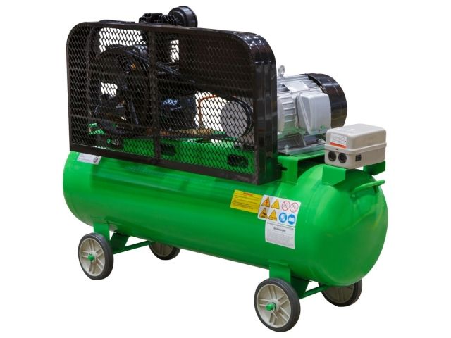 Компрессор ECO AE-1005-2 ременной (580 л/мин, 8 атм, ременной, масляный, ресив. 100 л, 380 В, 3.00 кВт) (AE-1005-2)