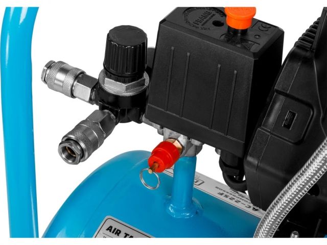 Компрессор DGM AC-225F безмасляный (260 л/мин, 8 атм, коаксиальный, безмасляный, ресив. 24 л, 230 В, 1,5 кВт) (DG2720-4)