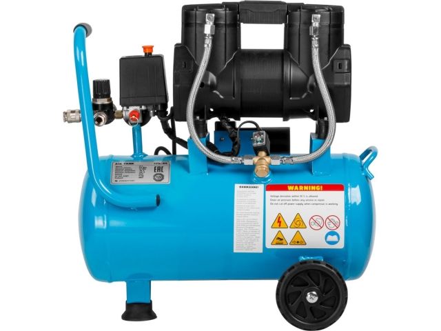 Компрессор DGM AC-225F безмасляный (260 л/мин, 8 атм, коаксиальный, безмасляный, ресив. 24 л, 230 В, 1,5 кВт) (DG2720-4)