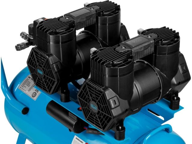 Компрессор DGM AC-450F безмасляный (520 л/мин, 8 атм, коаксиальный, безмасляный, ресив. 50 л, 230 В, 3 кВт) (DG2720-5)