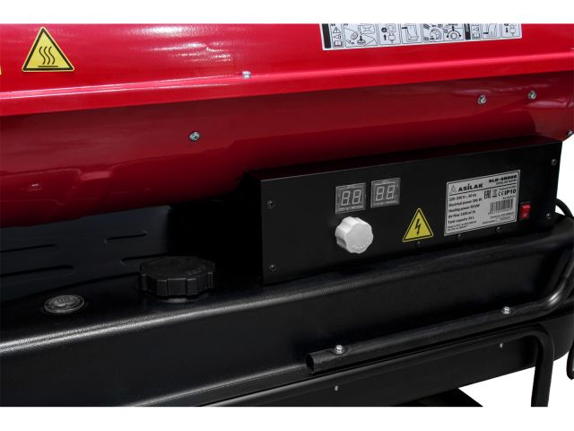 Нагреватель воздуха диз. ASILAK SLD-50000 прямой (50 кВт, 1100 куб.м/час, термостат) (AS6312-3)