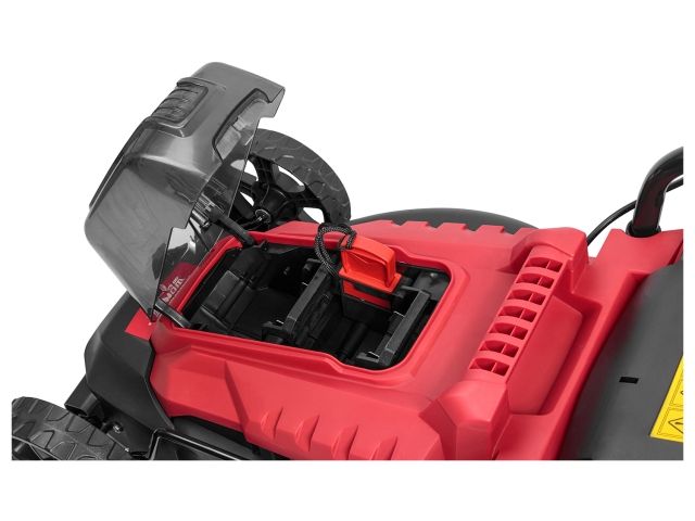 Газонокосилка аккумуляторная WORTEX CLM 3336 ALL1 XLT SET БЕСЩЁТ.ДВИГ., 18В+18В, 2акб, 4Ач, шир.3 (выс. 30-75 мм, травосборник 30 л) (0334249)