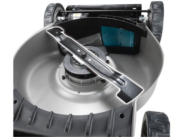 Газонокосилка аккумуляторная MAKITA XGT LM002GT201 (40.0 В, 2 акк., 5.0 А/ч, Li-Ion, шир. 530 мм, выс. 20-100 мм, пластм. корпус, травосборник 70) (LM002GT201)