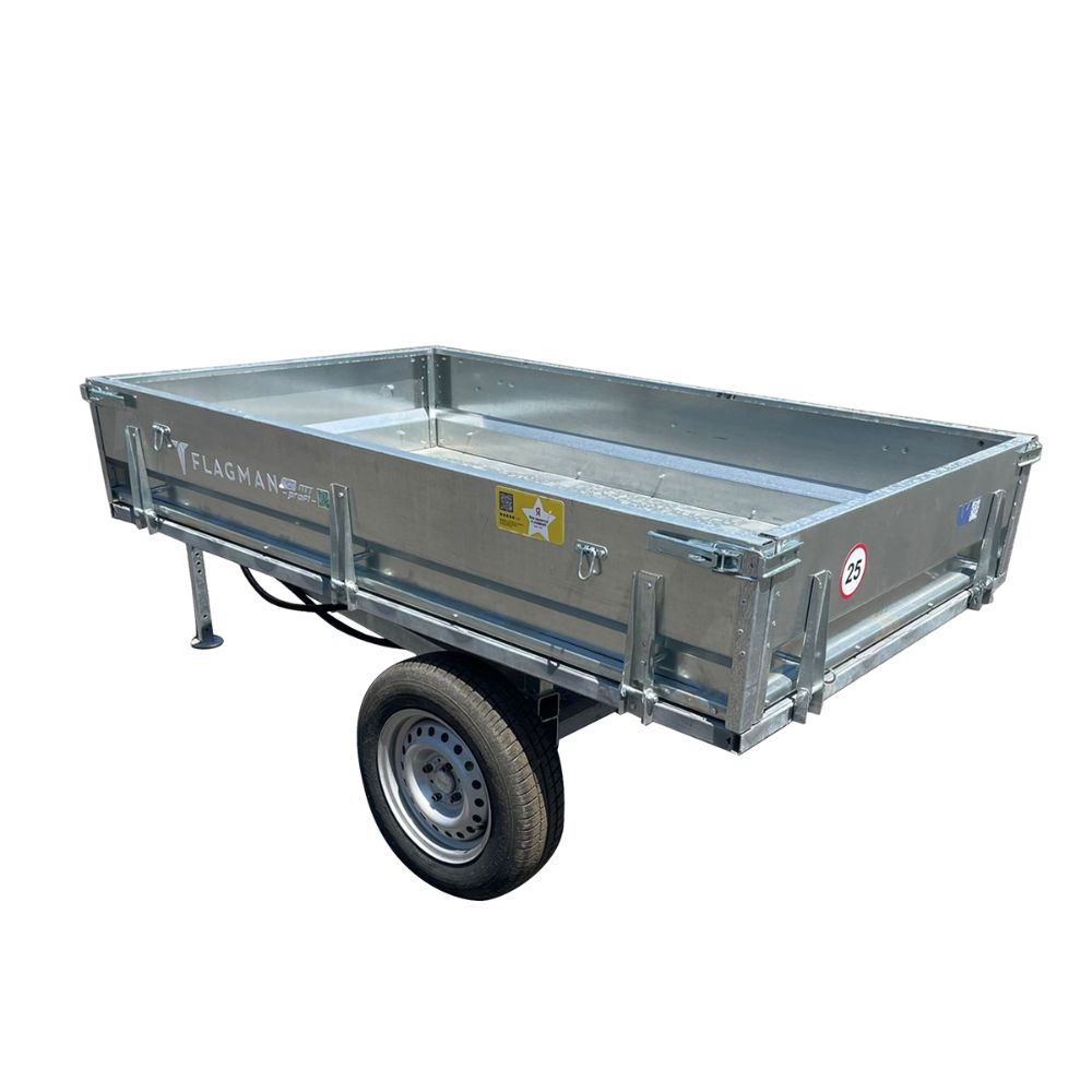 Прицеп Flagman C/ПТТ - 1,5 для минитрактора (самосвальный) 