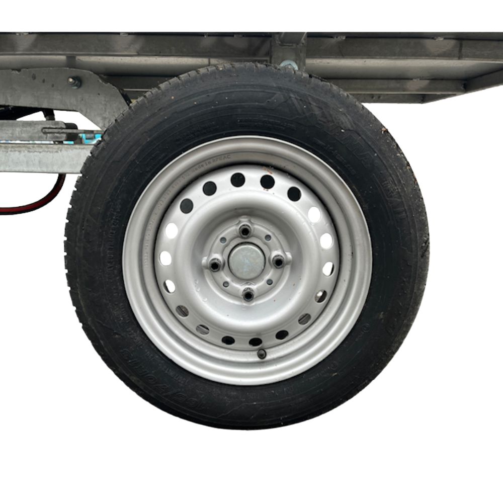 Прицеп Flagman C/ПТТ - 1,5 для минитрактора (самосвальный) 