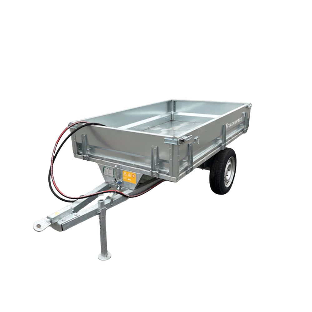 Прицеп Flagman C/ПТТ - 1,5 для минитрактора (самосвальный) 