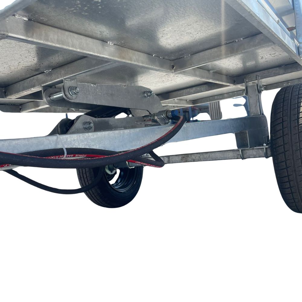 Прицеп Flagman C/ПТТ - 1,5 для минитрактора (самосвальный) 