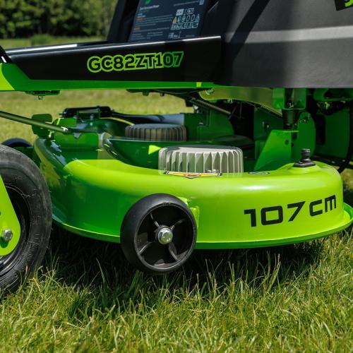 Райдер садовый Greenworks GC82ZT107 82V (107 см) Zero Turn CrossoverT аккумуляторный с нулевым радиусом разворота