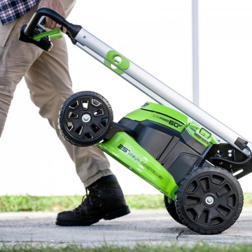 Газонокосилка Greenworks Twin Force GD60LM61 60V (61 см) самоходная аккумуляторная, без АКБ и ЗУ