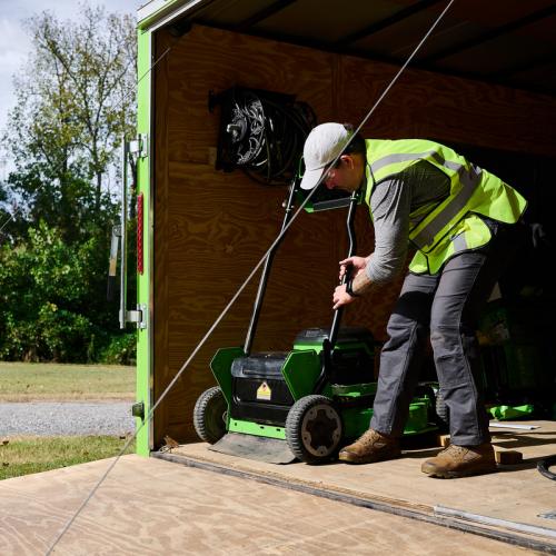 Газонокосилка Greenworks GC82LM30S 82V (76 см) самоходная аккумуляторная, без АКБ и ЗУ