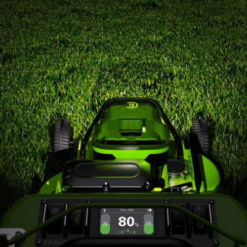 Газонокосилка Greenworks GC82LM30S 82V (76 см) самоходная аккумуляторная, без АКБ и ЗУ