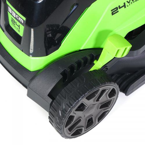 Газонокосилка Greenworks GD24LM33K2 24V (33 см) аккумуляторная, с АКБ 2 А/ч и ЗУ