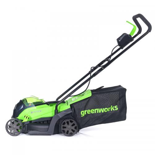 Газонокосилка Greenworks GD24LM33K2 24V (33 см) аккумуляторная, с АКБ 2 А/ч и ЗУ