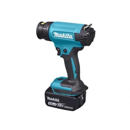 Аккум. термовоздуходувка Makita LXT 18В в кейсе (18В, 550 град, 2 скорости,6 режимов, кейс MakPac ,насадки 5.0Ач х1,з/у) (DHG181RT1J)