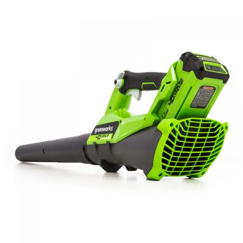 Воздуходувка Greenworks G40ABK2 40V (177 км/ч) аккумуляторная, с АКБ 4 А/ч и ЗУ