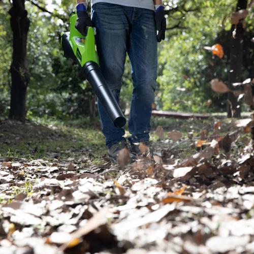 Воздуходувка Greenworks G40ABK2 40V (177 км/ч) аккумуляторная, с АКБ 4 А/ч и ЗУ