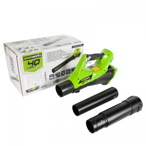 Воздуходувка Greenworks G40ABK2 40V (177 км/ч) аккумуляторная, с АКБ 4 А/ч и ЗУ