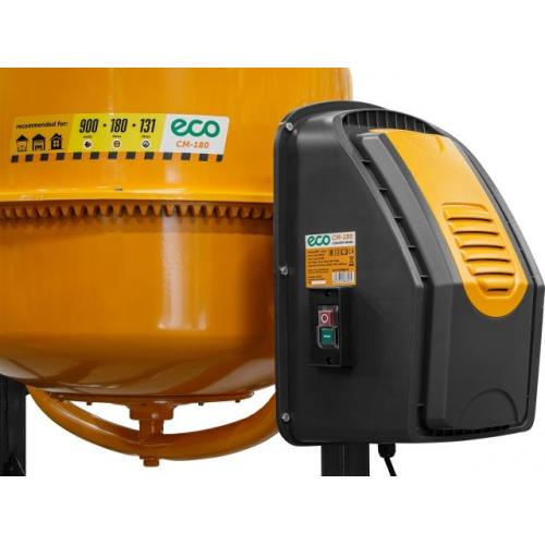 Бетоносмеситель ECO CM-180 (объём 180/131 л, 900 Вт, 230 В, вес 48,4  кг) (EC3410-6)