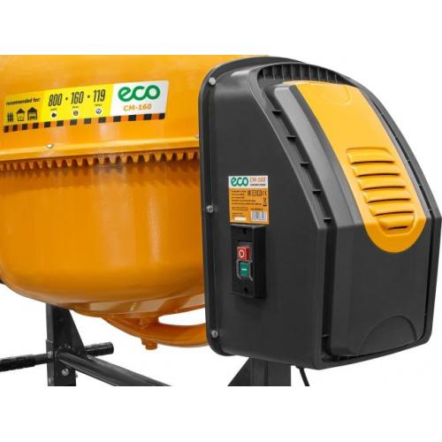 Бетоносмеситель ECO CM-160 (объём 160/119 л, 800 Вт, 230 В, вес 45,3 кг) (EC3410-5)