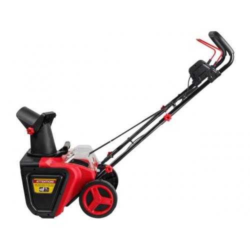 Аккум. снегоуборщик WORTEX CST 5036 в кор. ALL1 SOLO XLT БЕСЩЕТ., 36 В, ширина 50 см (глубина 25 см, дальность выброса 7 м, фары, с рег.желоба) (1334794)